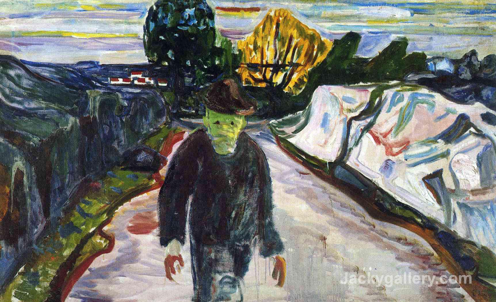 The Murderer by Edvard Munch paintings reproduction